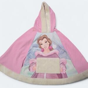 Disney Store Beauty & The Beast Princess Belle Poncho Size S/M